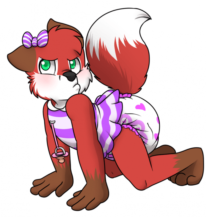 But mama! Peoples can sees my diaper! (Clean) - My ABDL Life