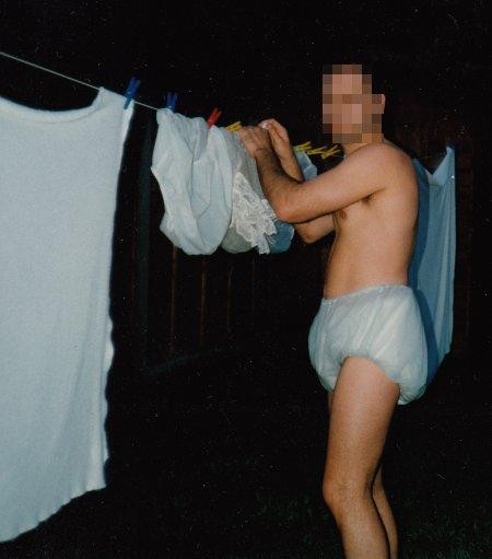i love hanging out my diapers