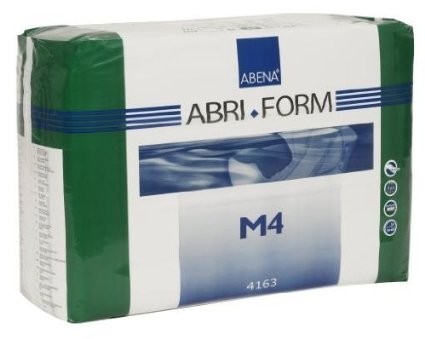 Amazon.com: Abena Abri-Form M4 Fitted Brief, Medium, 14 Count: Health & Personal Care