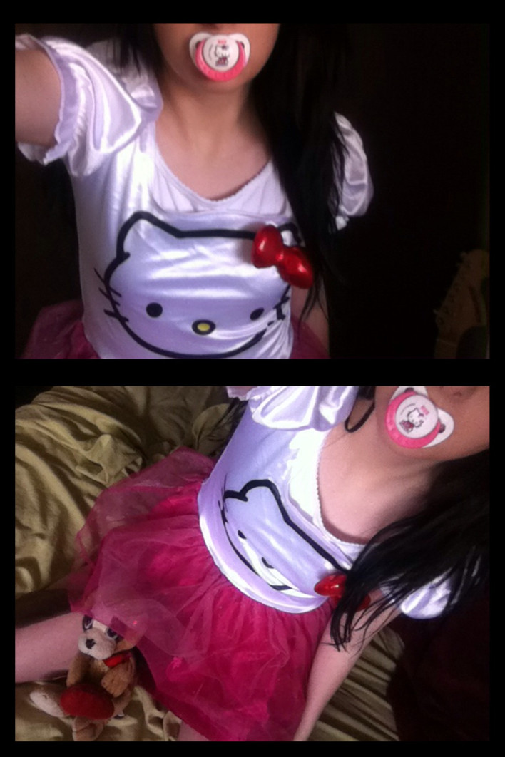 (Probably going to delete) but sparkly, pink hello kitty tutu dress - Imgur