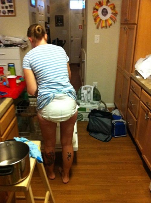 PJ's Little Girl, Doing dishes for daddy