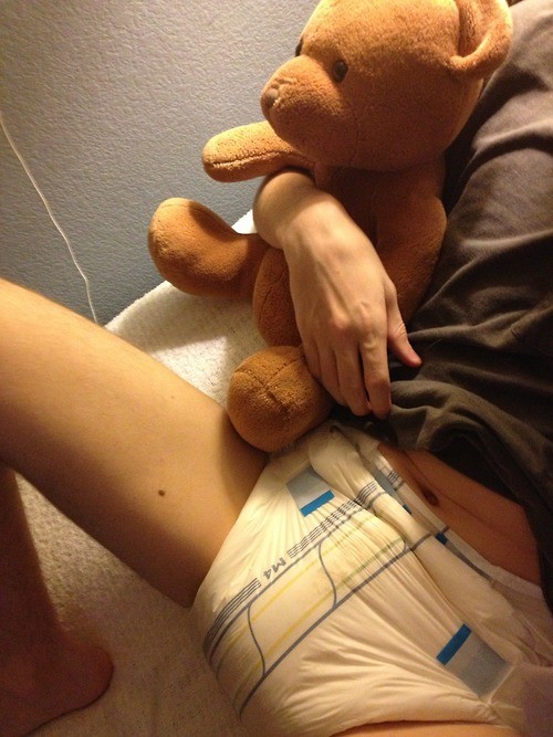 My Diapered butt! :D