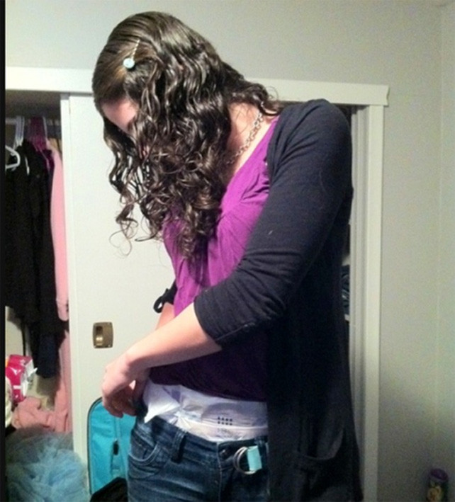 Pampers and Beauty (Preparing to go out.)