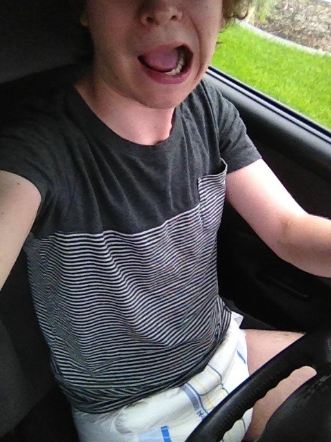 Went and got some food… Guess my pants didn’t want... - Untitled
