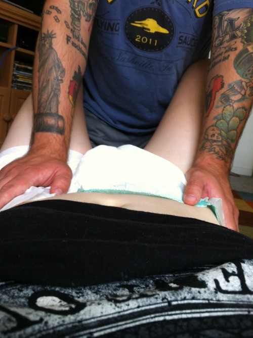 The Worlds Baby Girl, naughtylittlethoughts: Daddy gave me a change :3