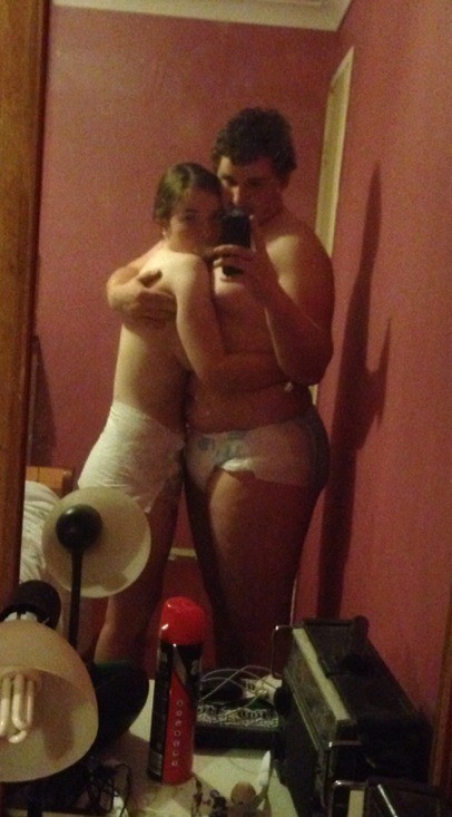 Princess & Babybear — Princess and babybear in love and diapered for...