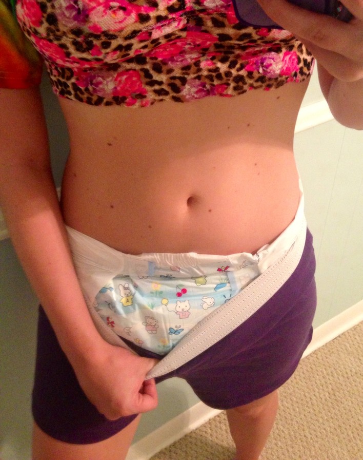 My DL Blog — Little baby in her diapers. I love her so much.