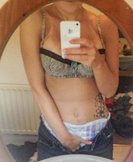 Latex Diaper Couple — MY Super Sexy girlfriend in her Tena MAxi