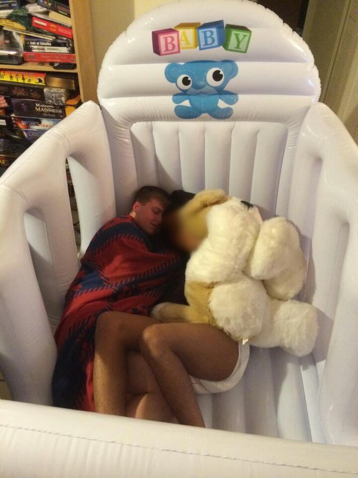 it's a small world — Awesome sleepovers!! “Aww so cute” inflatable crib...