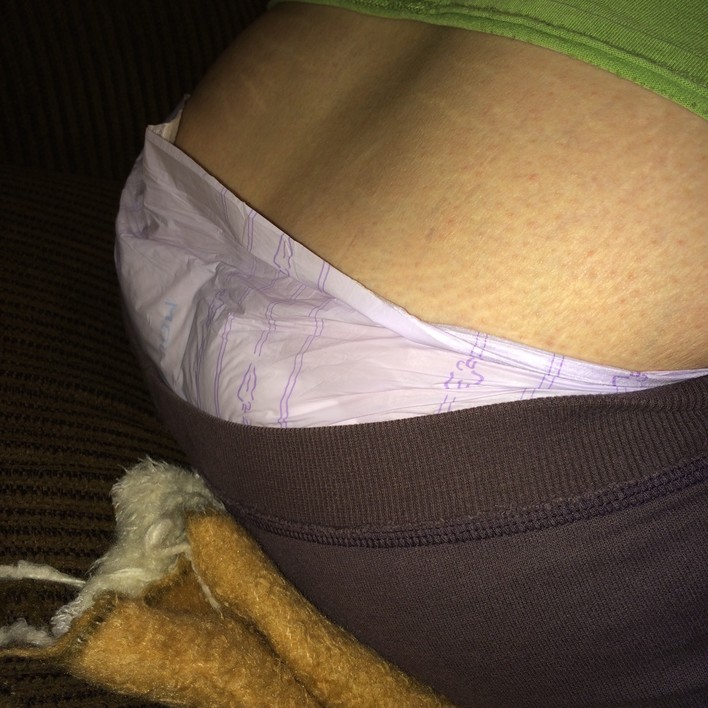 A Couple That Enjoys Diapers. — My sexy girlfriend.