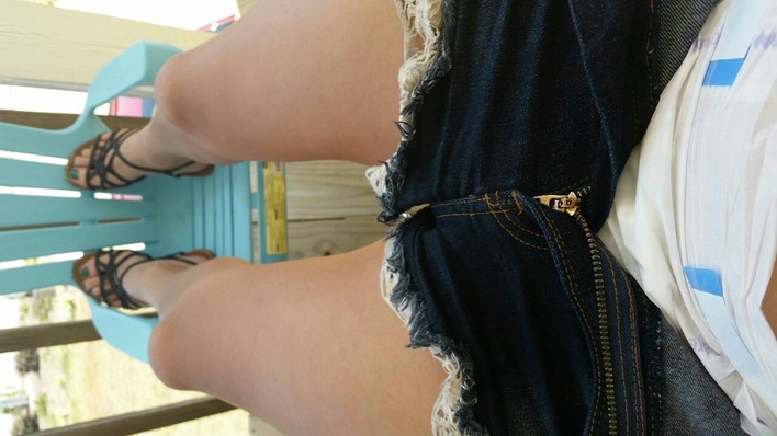 Baby Girl — Diapied at the beach with all my big girl panties...