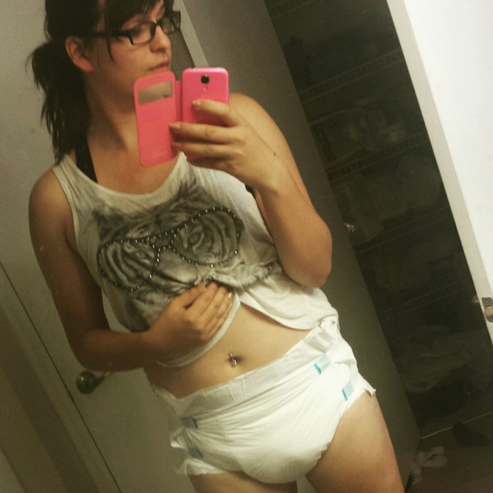 Little Things In Life — I tried double diapering for the first time today....