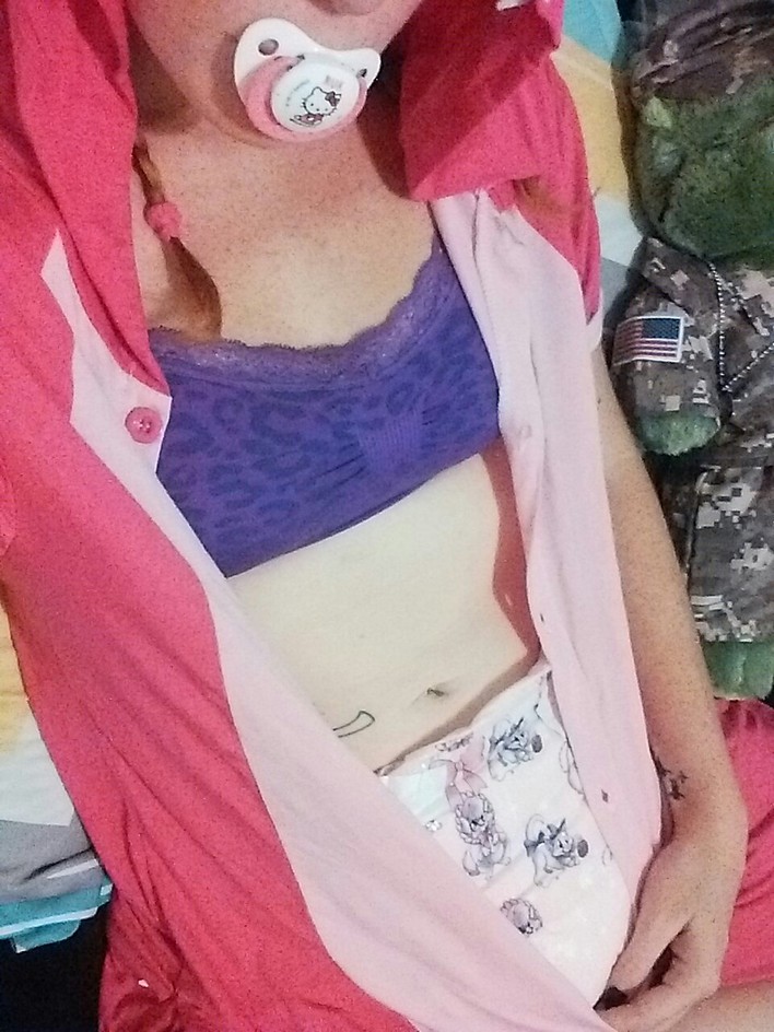 Silly Fox | Showin offs mah pink Stich onesie. :) Now me an...