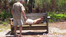 Hottie Teen Nikki Gets Caught In A Messy Diaper In Public By A Stranger
