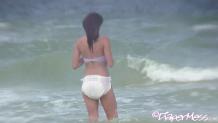 Teen Nikki Messes Her Diaper While Frolicking In The Ocean
