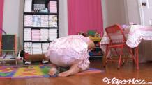 Teen Babygirl Nikki Makes A Big, Sloppy Mess In Her Diaper While Dressed Up In Her Cute Little Outfit