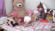 Alyssa Wakes Up Confused How She Ended Up Cuffed & Diapered Then Is Made To Mess Her Diaper