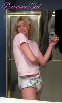 BambinoGirl, Me in my wet Pampers!