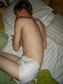 Cute Diaper Boy | nappiesandchains:   Billy can only sleep in his...