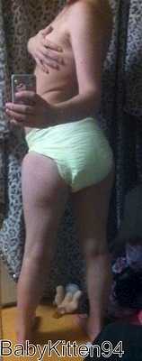 The Worlds Baby Girl, babykitten94: 3 diapers at once :3  Pampers...