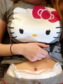 poutineprincess: I’m sick and spending the day... - Nice and / or diapered girls