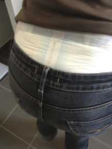 Pampers and Beauty (Teenas are great to wear with jeans. :D)