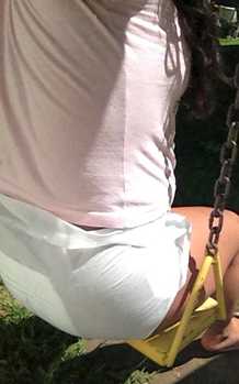 Baby Princess, Playing in the garden …. Does anyone wants to push...