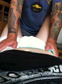 The Worlds Baby Girl, naughtylittlethoughts: Daddy gave me a change :3