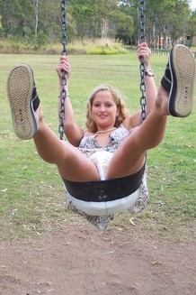 Humiliated in cloth nappies and lingerie