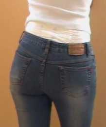 Nobody knows whats under the jeans at Get your diaper back on