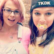 Candi McBride (or Piggy) • Becca and me having a little day <3