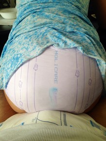 A little afternoon diaper action - My Diapered Life