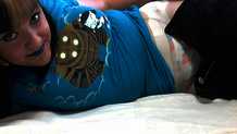 Absolute Lunacy • First time today wearing shorts over my nappy. D:...
