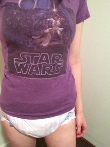 Good Girls Are Always Diapered • Purple theme for a lazy Saturday :)