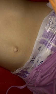 Lili's World :3 — Where is my diaper ? Hihi :p
