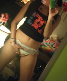 Untitled — Diaper and paci selfie
