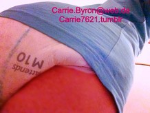 Carrie in diapers