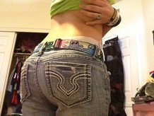Nerdy lil monster, Wearing a diaper to work today :)