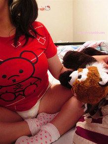 butt soft // Hanging out with Dixie (my other Build A Bear is...