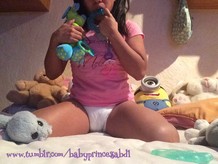 Baby Princess, Jugando antes de dormir !!!