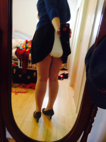 I love days when I can dress up and grow down