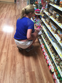 — Picking out different flavors. The baby food diet...