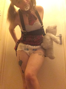 Babygirlkitten — Me and my teddy