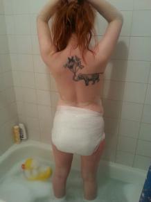 Bennie and the Jets — Daddy made me wear a diaper in the tub because...