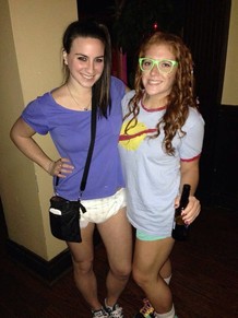 I waited for (and missed) my cake day to share this gem of my best friend in a diaper at the bar. (Tommy Pickles&ChuckieFinster - Imgur