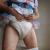DIAPERED SISSYBABY in pretty blue dress
