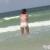 Teen Nikki Messes Her Diaper While Frolicking In The Ocean