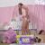 Gorgeous Star Makes A Huge, Lumpy, Sagging Mess In Her Pampers While Sitting On A Luvs Box