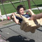 Diapered Teen Nikki Gets Pushed On A Swing In A Popular Public Park