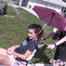 Teen Baby Girl Nikki Gets Pushed In A Stroller Through A Public Park